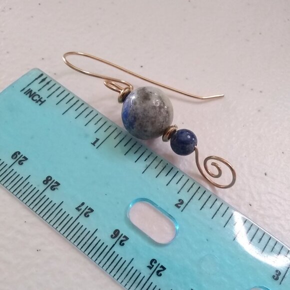 #LapisLazuliLove ~ Instagram Ready! Uniquely Handmade and One-of-a-kind Earrings - Picture 8 of 11